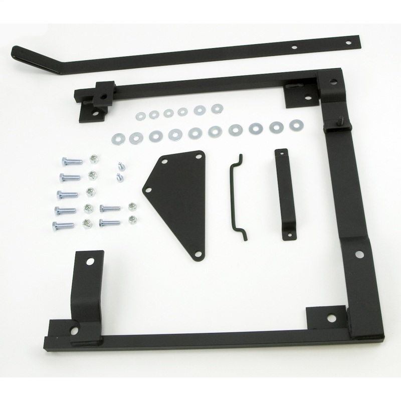 Jeep Wrangler Seat Adapter - Front Right - Rugged Ridge - Black - `97-`02